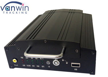 4CH / 8CH DVR kendaraan seluler, Kartu SD Nirkabel 3G H.264 DVR PTZ Control