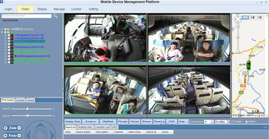 H.264 Dual SD 4 Camera DVR Mobil CCTV Untuk Manajemen Bus Sekilas
