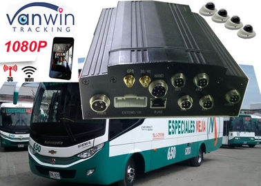 4CH 1080P HD Mobile DVR GPS 4G WIFI MDVR untuk sistem cctv bus sekolah dengan mini 4 cammeras