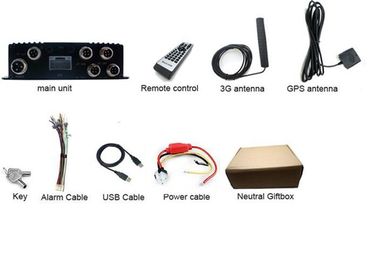 Perekam Kotak Hitam Kendaraan 3G DVR Ponsel Pelacakan GPS Perekaman Real-time Motion Detect