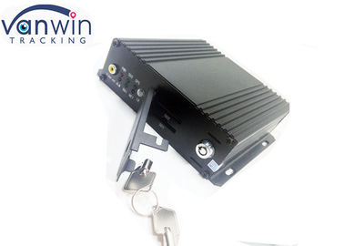 HD Car Black Box DVR, 4 Channel SD Vehicle dvr Recorder dengan GPS untuk Manajemen Armada