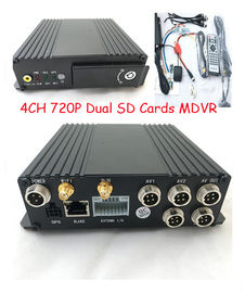 Kartu 1080P SDI Resolusi Tinggi 4 Channel Mobil DVR untuk Sistem Pengawasan Kamera Bus