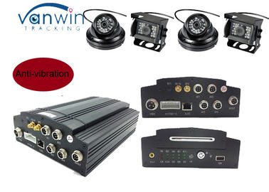 4 Kamera Video 3G Perekam DVR Seluler / DVR Kamera Kendaraan Mendukung perekaman 24 jam