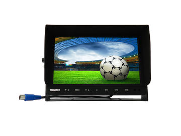 9 Inches TFT Car Monitor 3 Channel HD Video Input Untuk Komersial