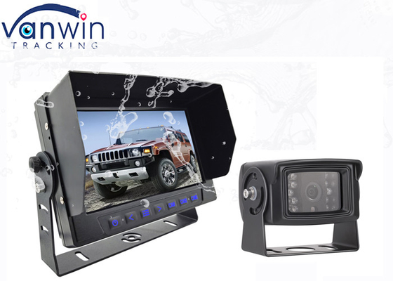 7'' Waterproof IP69 AHD Vehicle Mounted Display Monitors Dengan 3 Channel Video Inputs