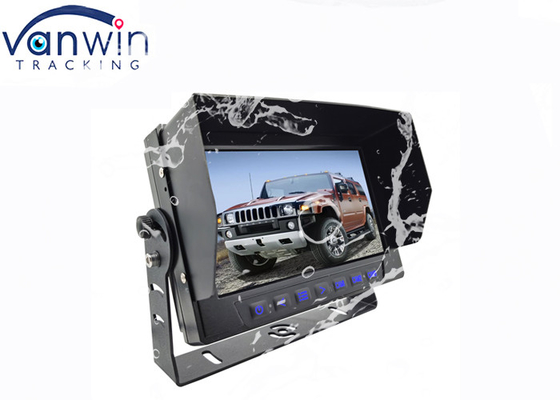 7'' Waterproof IP69 AHD Vehicle Mounted Display Monitors Dengan 3 Channel Video Inputs