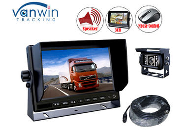 Monitor lcd mobil 3 Channel Digital Tugas Berat untuk kamera AHD, 10,1 Inch