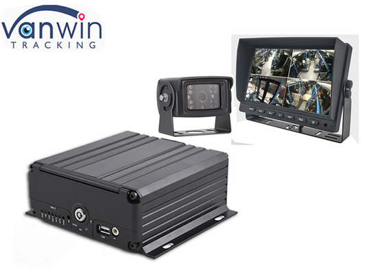 2TB HDD 256GB SD Vehicle Mobile DVR Sistem Perekam Video Digital