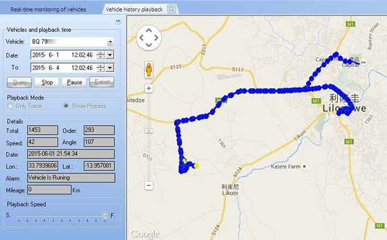 Pemasangan 2g 4g GPS Tracker Perangkat Pelacakan Kendaraan Mobil Dengan Sdk Dan Api