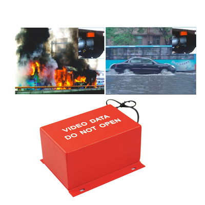 Kendaraan Mobile Dvr Aksesoris Fireproof Waterproof Warna Merah Cerah Dilindungi Safe Box