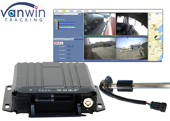 1080p SD Card 4 Channel Video Recorder Kamera Sim Card Mdvr untuk CCTV Kendaraan