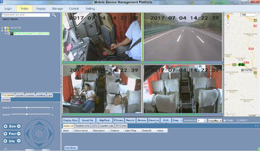 Perekam Video HD 4 channel 12V 24V MDVR Dengan Sistem Pengawasan Kelelahan Driver
