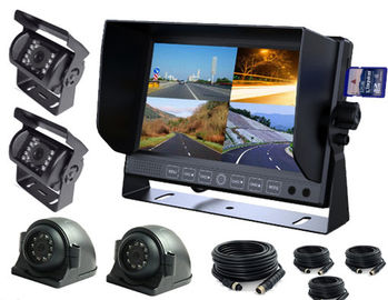 4CH 7 &quot;TFT Car Monitor wogan truk Kamera DVR sistem dengan 32 GB SD card
