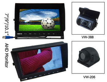 9 Inches TFT Car Monitor 3 Channel HD Video Input Untuk Komersial