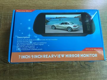 7 &quot;Warna TFT LCD Monitor Spion Mobil untuk Mobil, van, truk