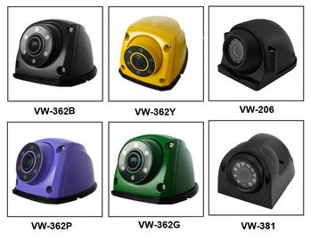 Kamera 4 Arah Bus Surveillance Kamera Video Sisi Tampak Keamanan 4G Sistem Kamera Kendaraan