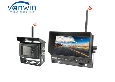 Truck Back Up Reversing Camera Kit 2.4G Wireless 7 Inches Monitor Mobil
