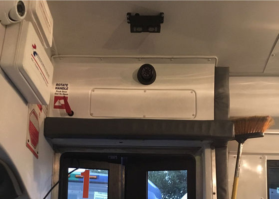 Jenis Kamera Pengenalan Wajah Konter Penumpang Bus Otomatis 4G GPS MDVR Counter