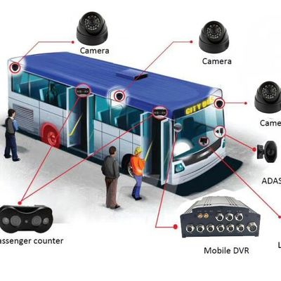 VPC AHD 720P 4G MDVR 4 Sistem Kamera Cctv Dengan Penghitung Bus