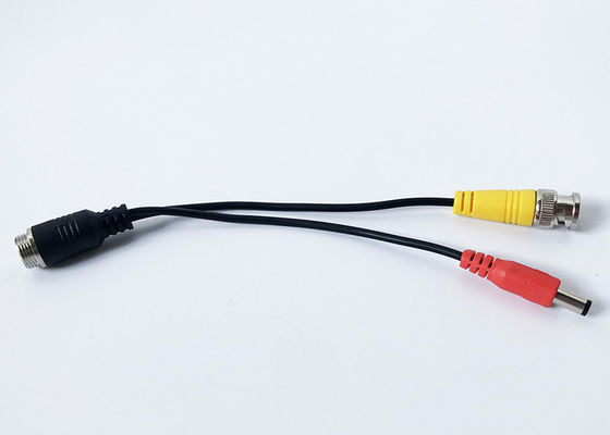 MDVR 4 Pin Male To BNC Male DC Cable Panjang 23cm Untuk Kamera Mobil