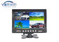 Monitor lcd mobil tft 4CH 7 inci dengan Gambar Quad untuk Van / Truk
