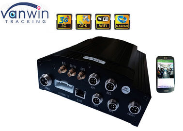 4 Channel Bus People Counter WIFI DVR Mobil Perekam Video Drive Kartu SD Penyimpanan Hybrid