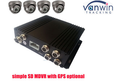 H.264 GPS Mobile DVR Mobil Black Box Recording 32G Kartu SD Tertanam