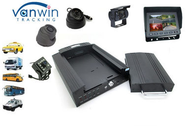 4G Mobile AHD Recorder 1080P / 720P DVR Mobil Black Box GPS dengan Kamera 4CH