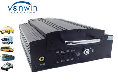 G-sensor kendaraan portabel perekam video digital HDD DVR 4ch dengan CE / FCC