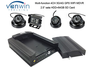 4CH HDD GPS Mobil kotak hitam dasar perekam video digital, Kendaraan Mobile DVR kartu SD
