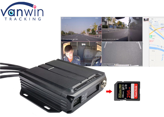 1080P AHD 4ch 3g 4g GPS SD card mdvr untuk armada bus mini taksi