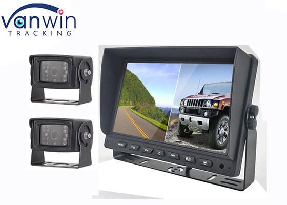 7' 9' 10' 2 Splits AHD Car Display TFT Car Monitor Untuk Rekaman Video 2 Saluran