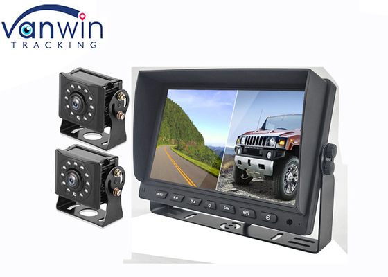 7' 9' 10' 2 Splits AHD Car Display TFT Car Monitor Untuk Rekaman Video 2 Saluran