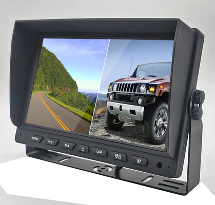 7' 9' 10' 2 Splits AHD Car Display TFT Car Monitor Untuk Rekaman Video 2 Saluran