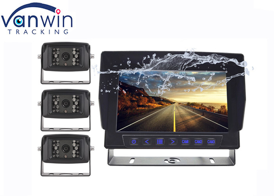 Monitor Mobil TFT yang Dipasang di Kendaraan IP69 AHD Tahan Air 7 ''