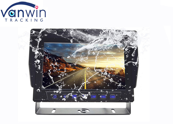 IP69 Mobil Waterproof TFT Mobil Monitor Dengan 3 Saluran Video Input 7 Inch