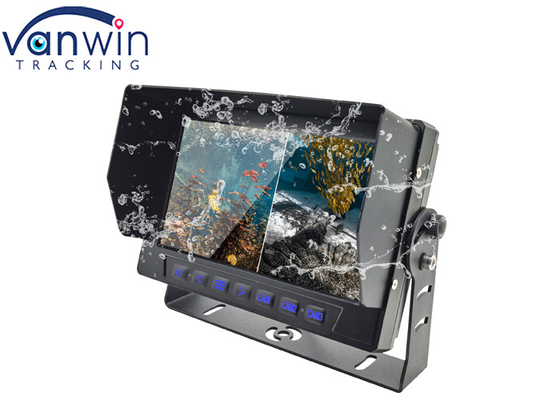 AHD Two Split Waterproof 1080P Car Monitor Dengan IP69K7 Inch
