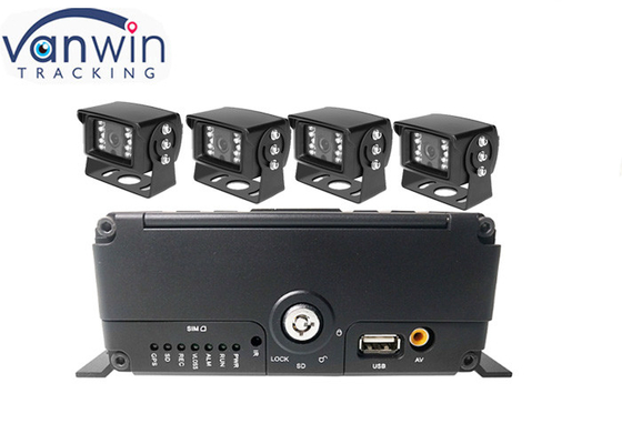 4ch 4G GPS WIFI H.265 HDD mobil perekam mobil dvr Untuk Pengelolaan Armada Kendaraan