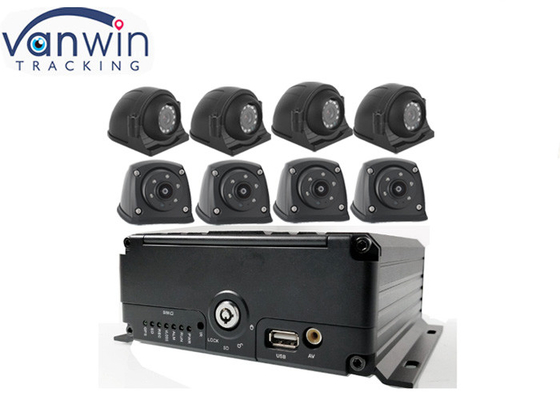 4G GPS 8ch HDD mobile video recorder Dengan sistem pemantauan armada kendaraan WIFI