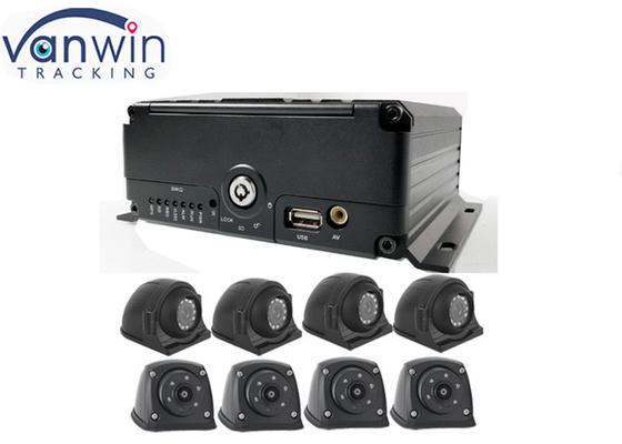 4G GPS 8ch HDD mobile video recorder Dengan sistem pemantauan armada kendaraan WIFI