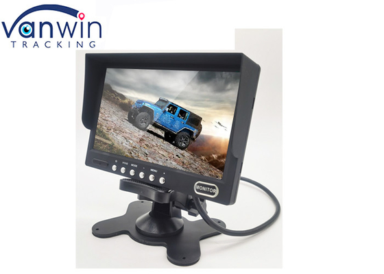 Kendaraan 7 Inci Di Dasbor Cadangan Monitor Digital TFT LCD 2 Input Video Untuk Kamera Mdvr