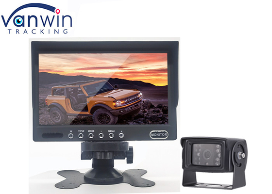Kendaraan 7 Inci Di Dasbor Cadangan Monitor Digital TFT LCD 2 Input Video Untuk Kamera Mdvr