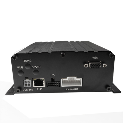 Video Langsung 4G 6CH HDD Ponsel DVR Kendaraan Perangkat Pelacakan GPS CCTV