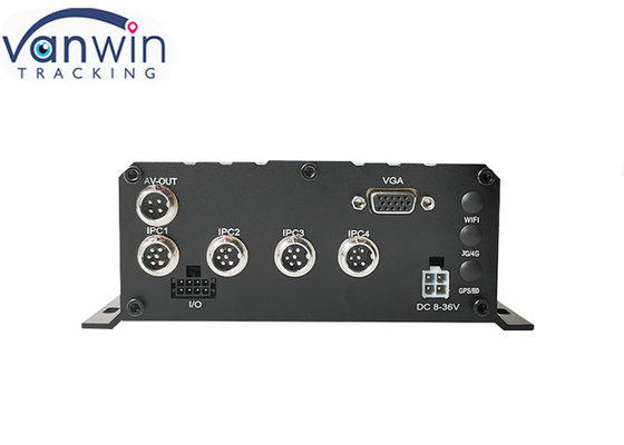 1080P IP 4G GPS DSM BSD H.264 4 saluran mobil dvr