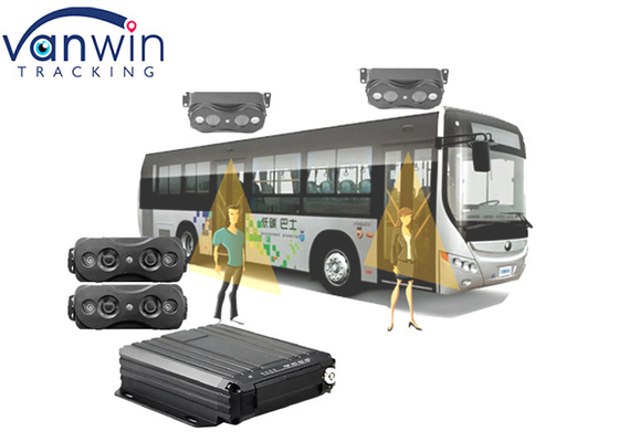 4CH APC 4G Bus People Counter MDVR Sistem Untuk Manajemen Armada Bus