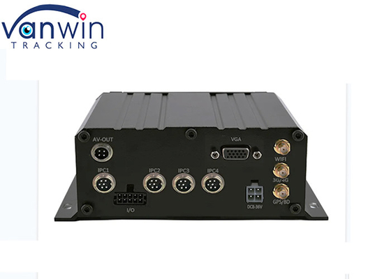 1080P MNVR GPS Tracking 4 Channel Mobile DVR Untuk Manajemen Armada Kendaraan