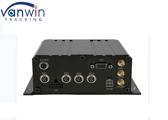 1080P MNVR GPS Pelacakan 4 Channel jaringan mobile dvr untuk Manajemen Armada Kendaraan