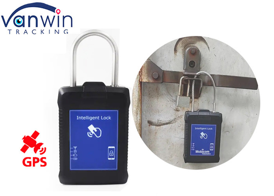 GSM 4G Alarm Keamanan Smart Door Lock GPS Padlock Untuk Logistik Kargo