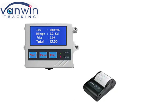 Taximeter meter pabrik dengan printer untuk kendaraan taksi GPS Tracker
