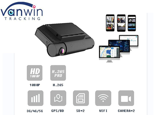 4g wifi 1080p TF kartu camcorder dengan GPS 2ch ahd mdvr kamera 1080p untuk kendaraan